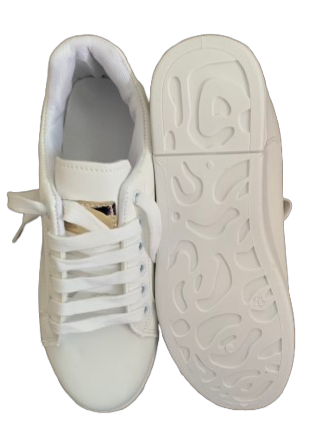 Korean Version Low Top White Shoes for Women - Bild 2