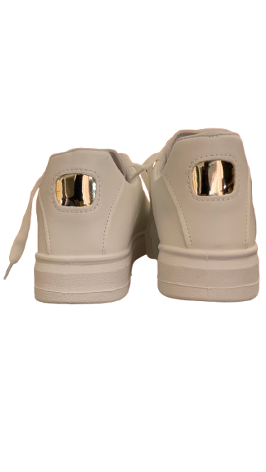 Korean Version Low Top White Shoes for Women - Bild 4